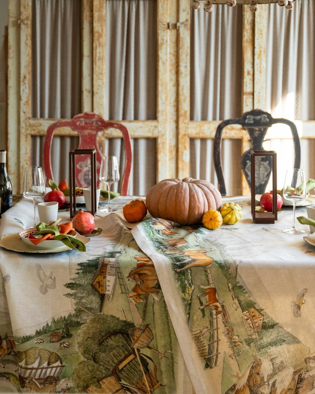 Runner in Puro Lino TESSITURA TOSCANA - Maso