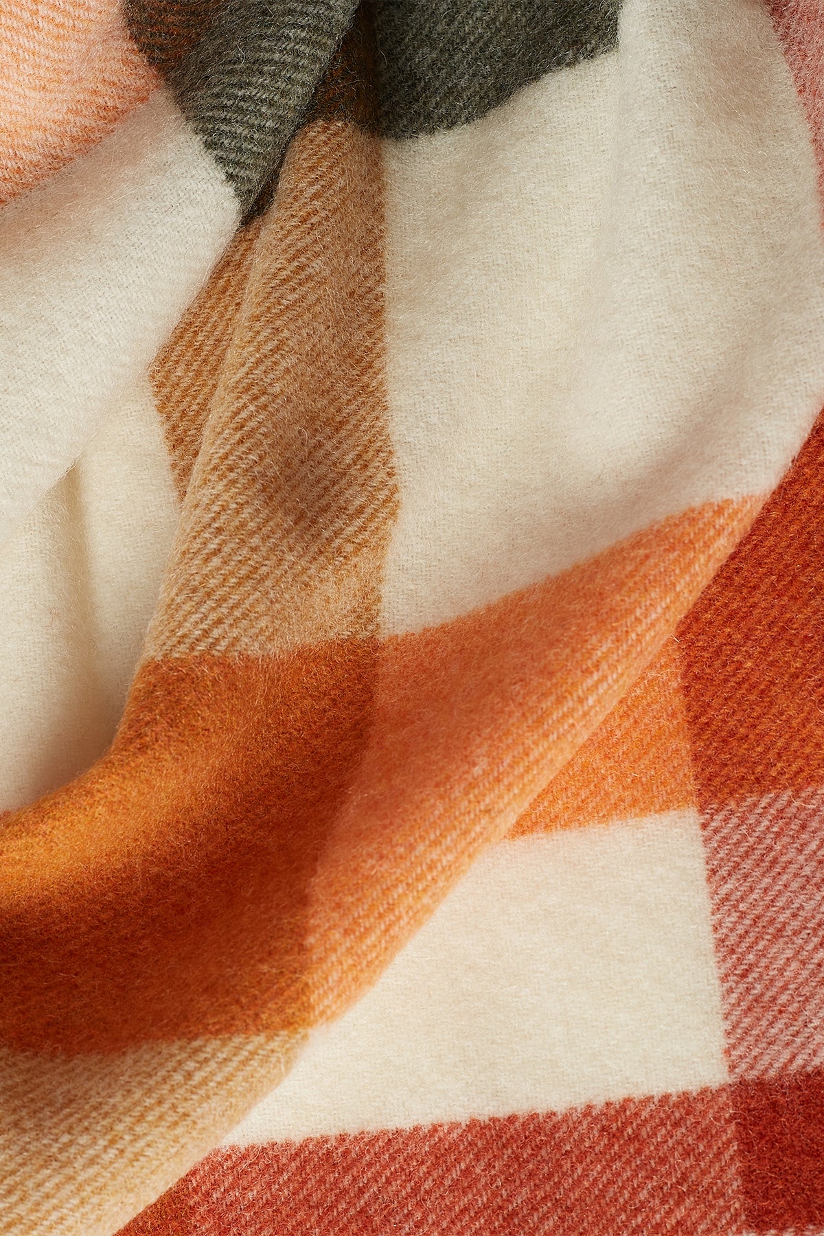 Plaid a Quadri Misto Lana con Frange Multicolore CECCHI E CECCHI - Nathalie Arancio