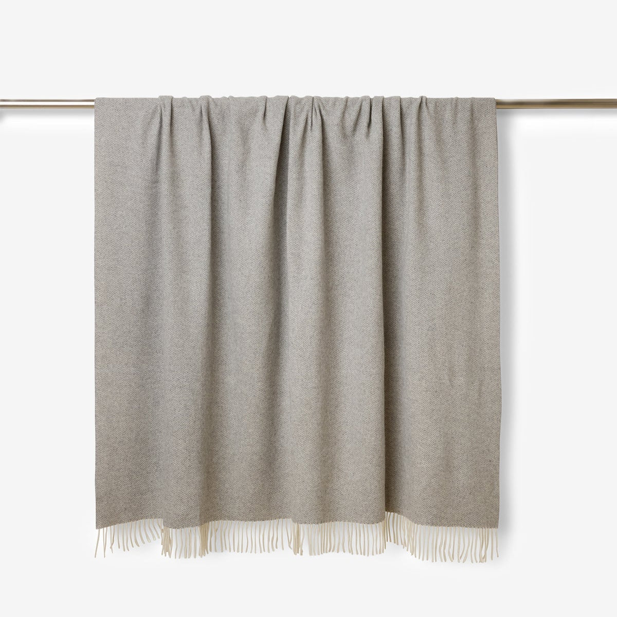 Plaid in Lana Merinos e Cashmere con frange CECCHI E CECCHI - Pires Perla