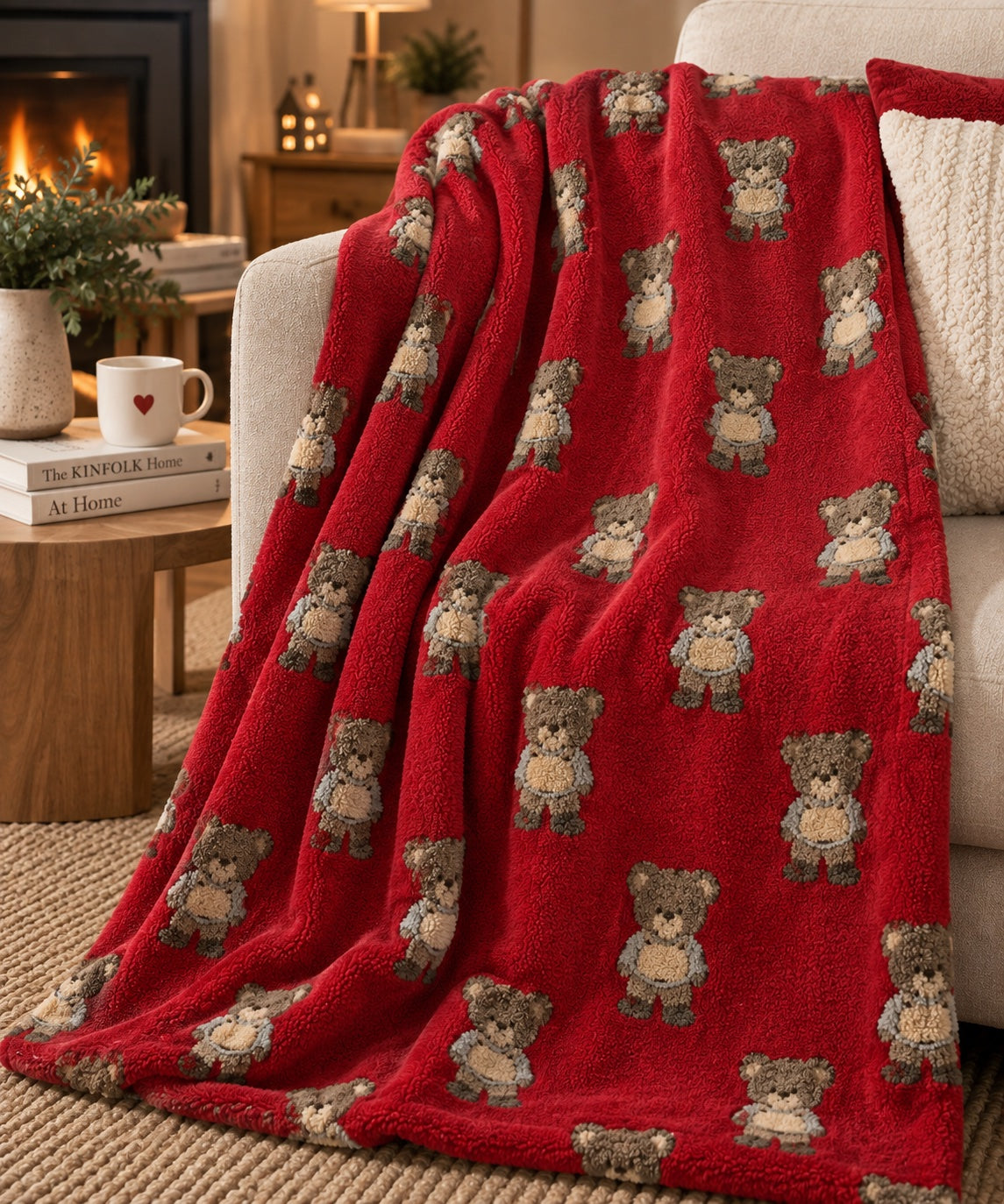 Plaid Coperta 130x160 Wool effect - Luney