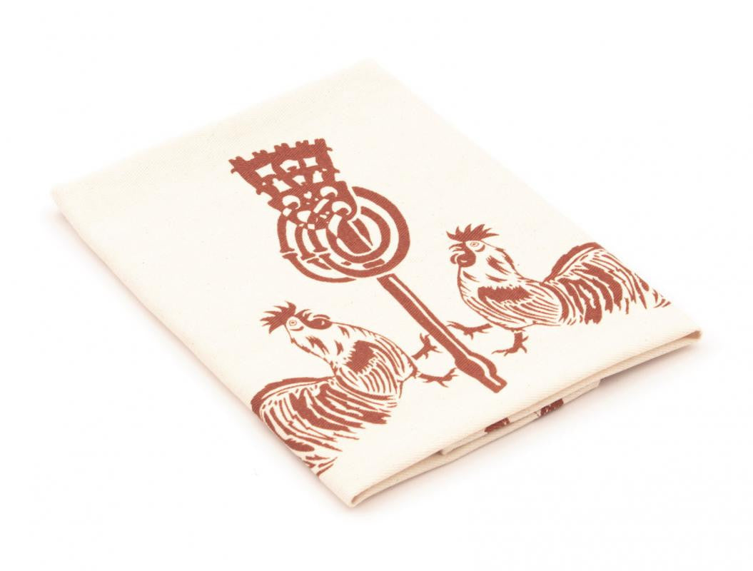 Tea towel with Romagna print
