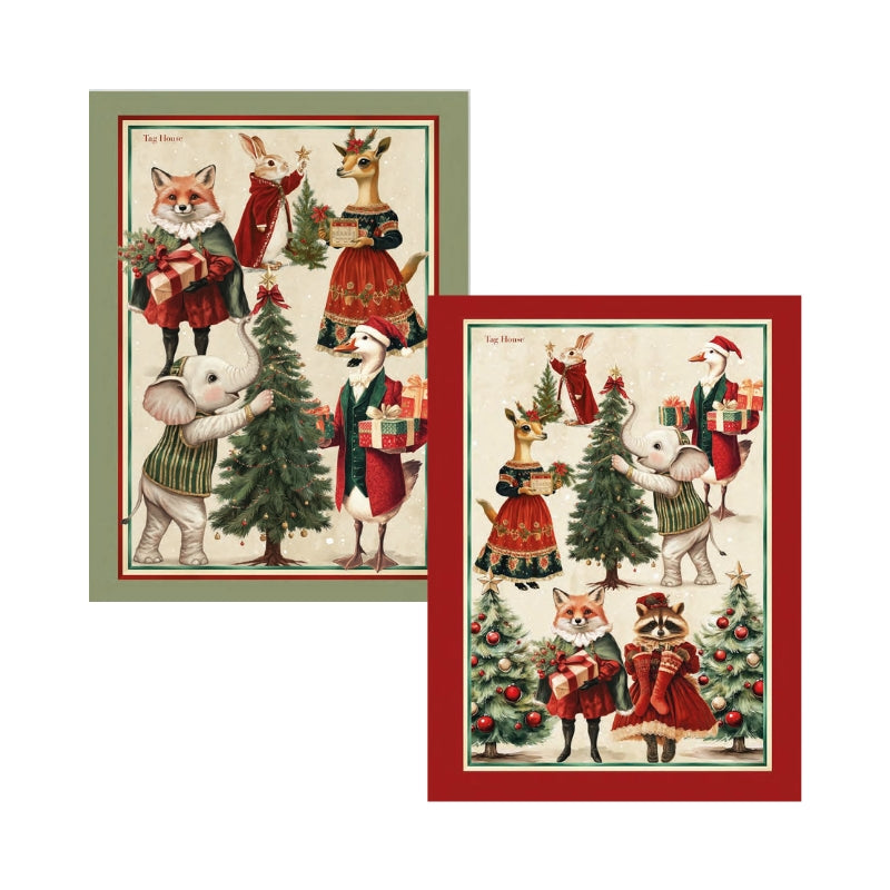 Strofinaccio in Cotone Panama Artissima TAG HOUSE - Christmas