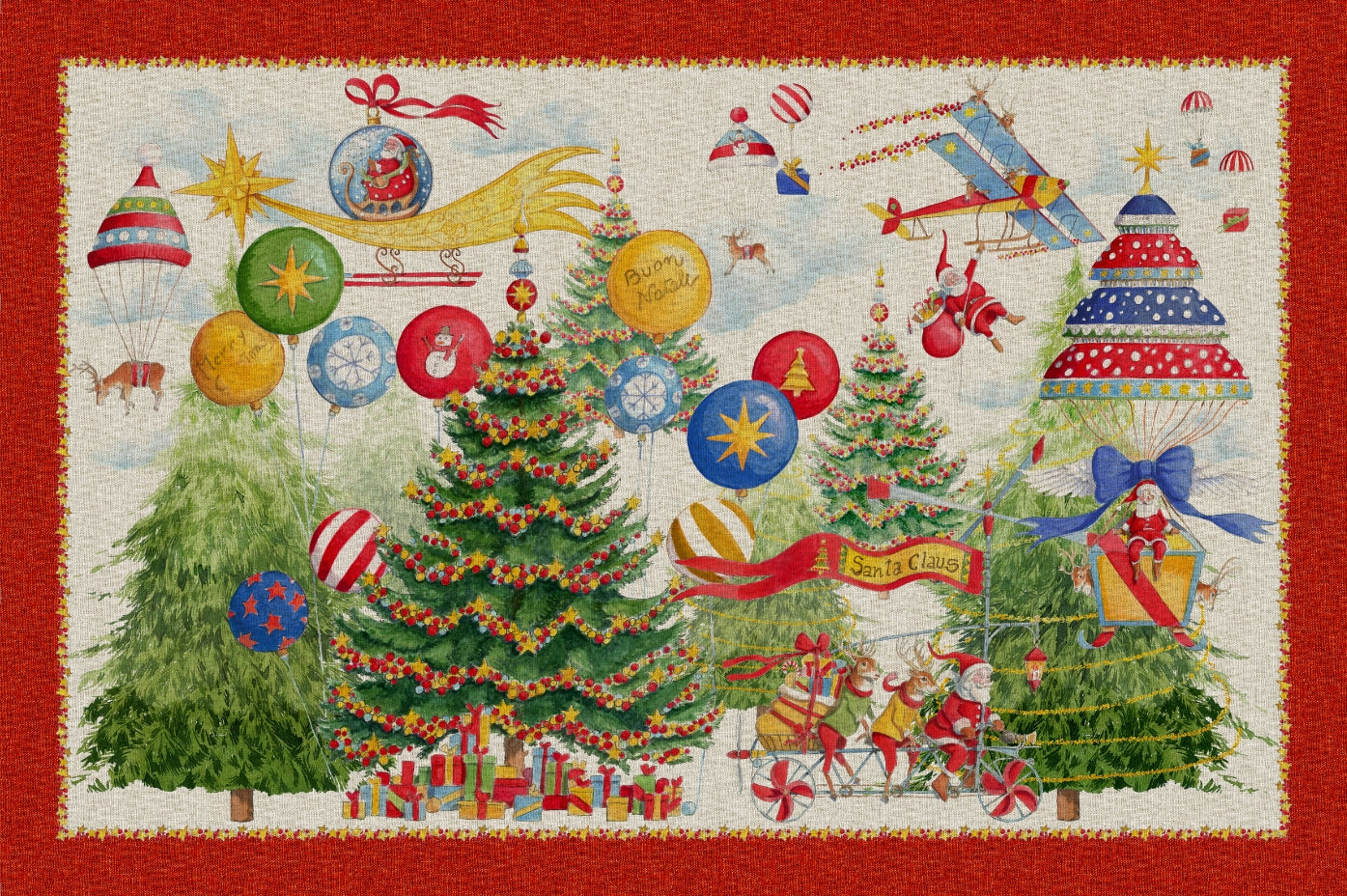 Tappeto in Poliestere Riciclato TESSITURA TOSCANA - TipTap Air Christmas