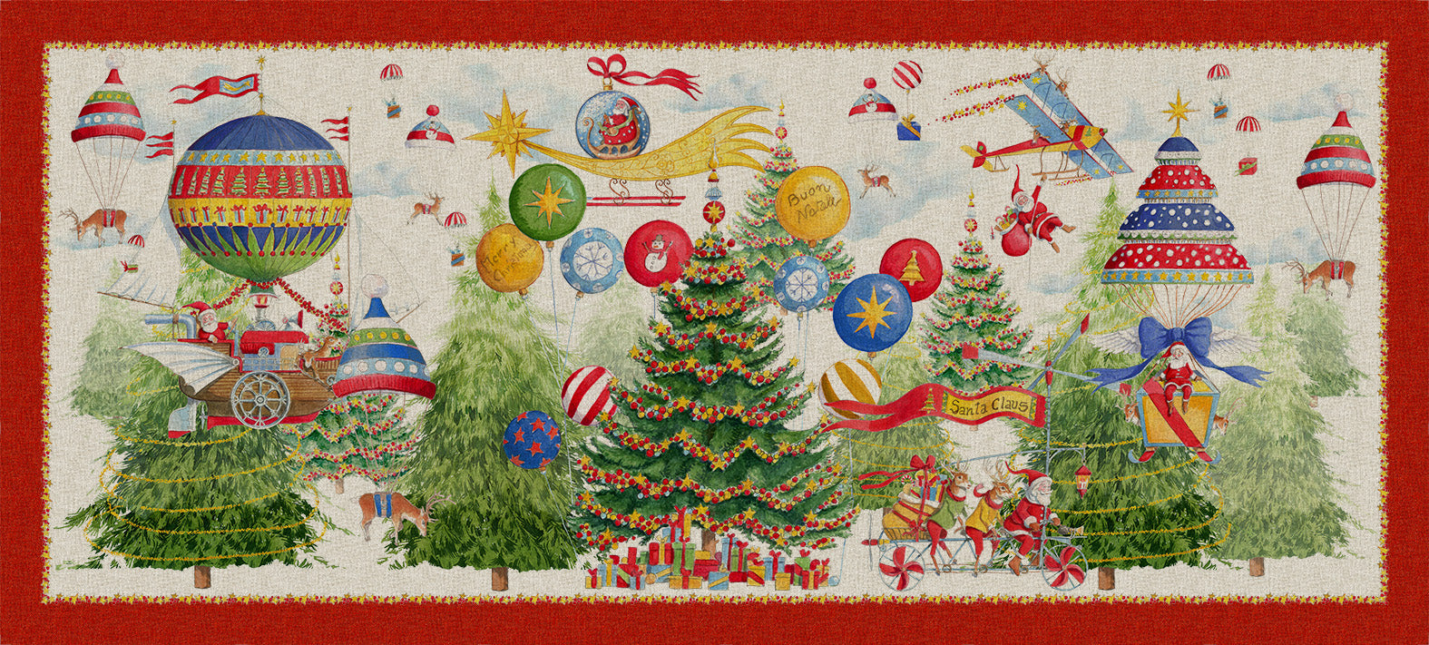 Tappeto in Poliestere Riciclato TESSITURA TOSCANA - TipTap Air Christmas
