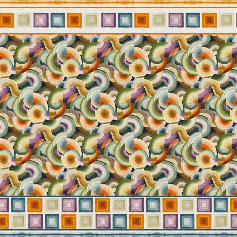 Telo Arredo Mezzero Puro Lino TESSITURA TOSCANA TELERIE - Loop