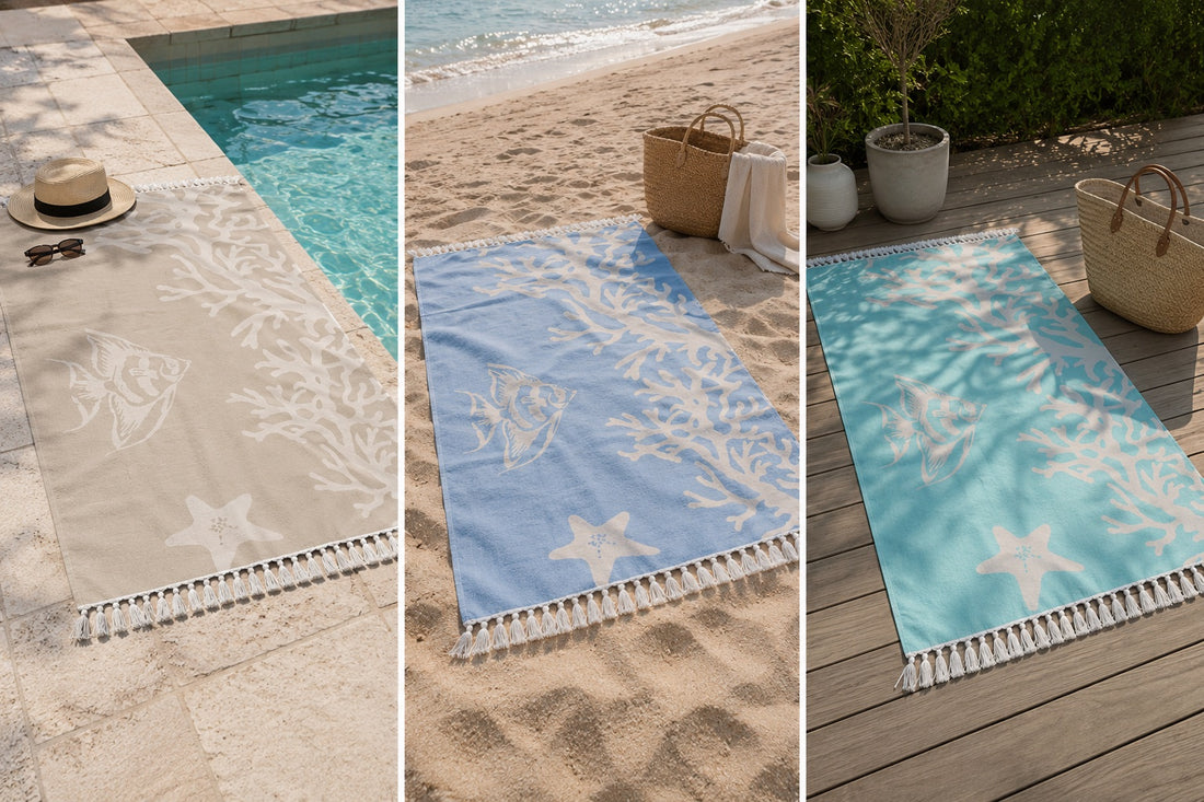 Telo mare Fouta Doppiato in Cotone - Taylor
