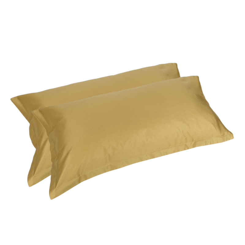 Pair of FAZZINI Cotton Percale Pillowcases - Arianna