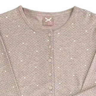 Camicia da Notte donna caldo cotone NOI DI NOTTE - Cuore Dot