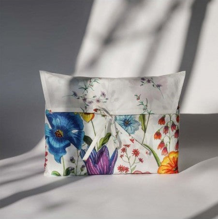 Cotton Percale Duvet Cover Set TESSITURA TOSCANA - Bloom