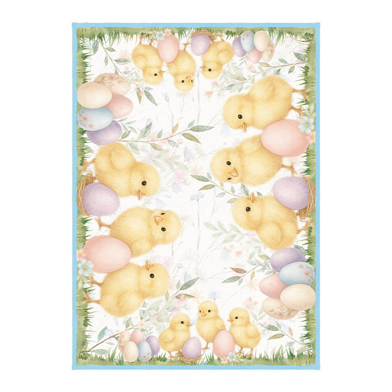 Strofinaccio in Cotone con Stampa Digitale Pasqua - Brio