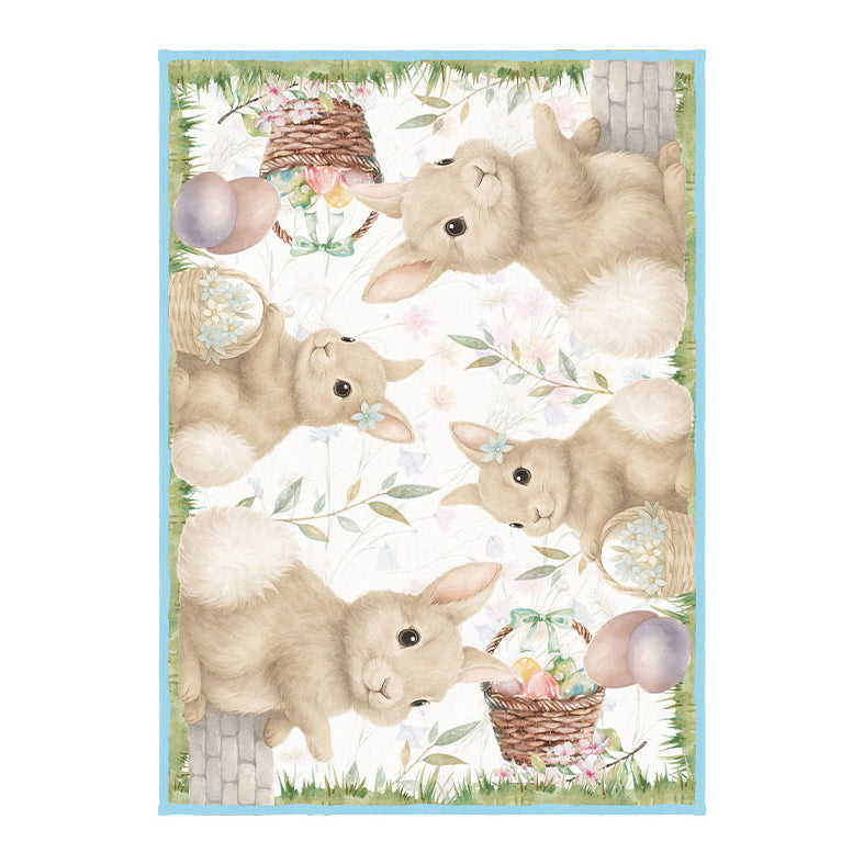Strofinaccio in Cotone con Stampa Digitale Pasqua - Brio