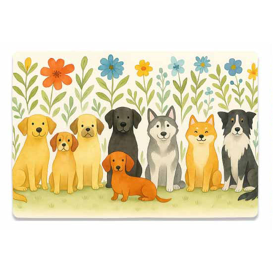 Set 4 Tovagliette Americane Plastificate - Alvin Cani Liberty