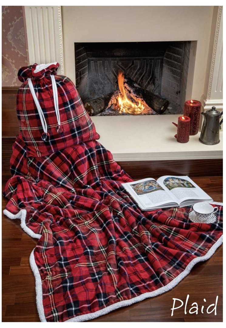 Plaid Sherpa con Sacco contenitore - Cervinia