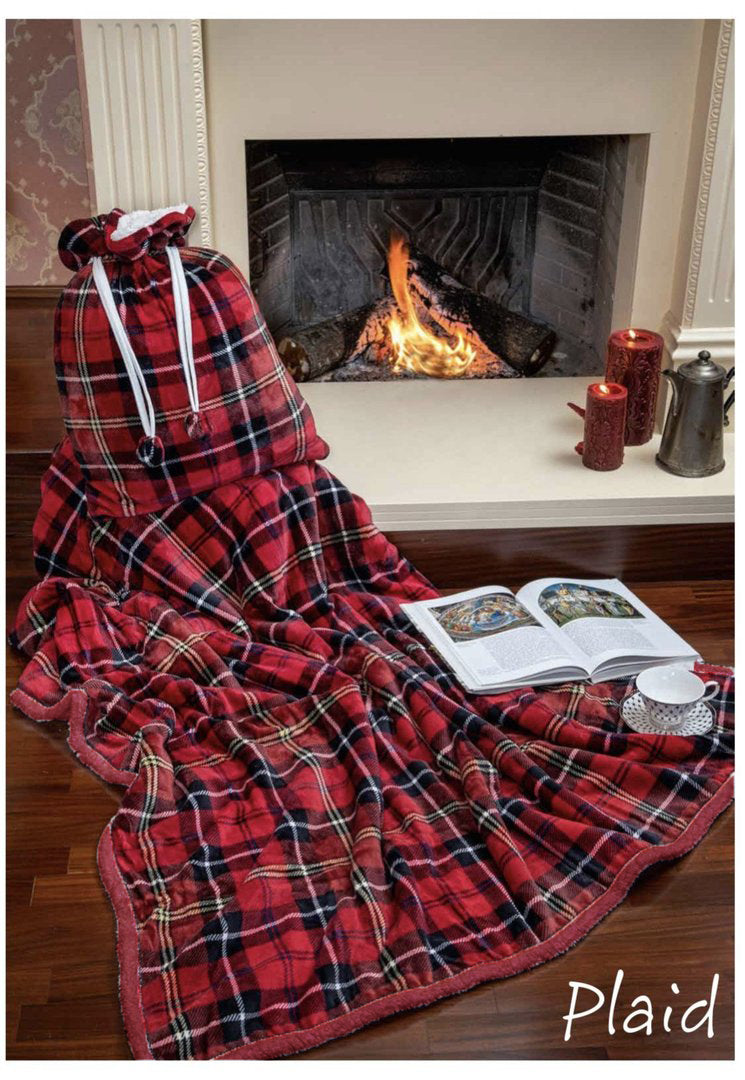Plaid Sherpa con Sacco contenitore - Cervinia