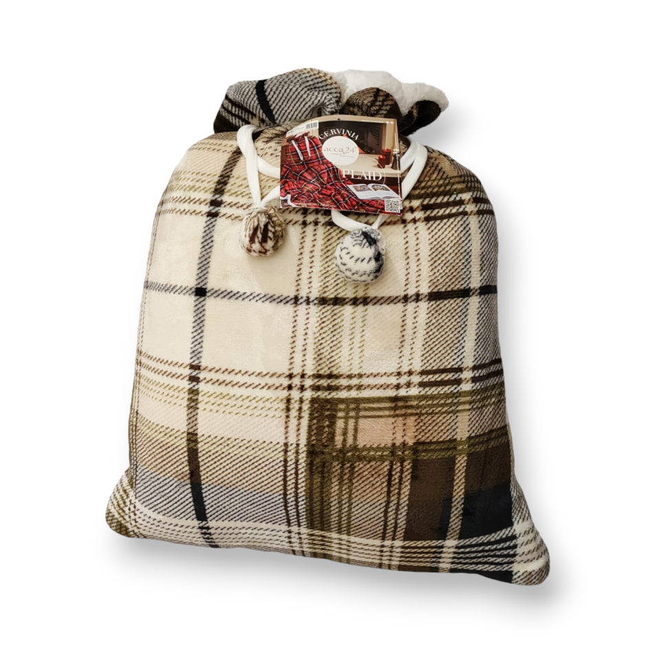 Plaid Sherpa con Sacco contenitore - Cervinia