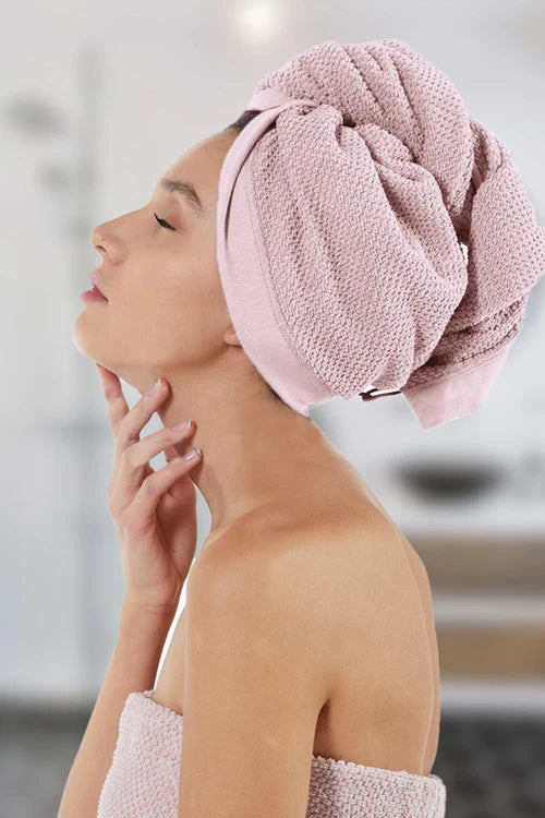 Turbante per Capelli in Spugna MAISON SUCREE - Pepe