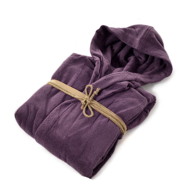 Accappatoio con Cappuccio in Spugna FAZZINI Coccola – SpugnaHome