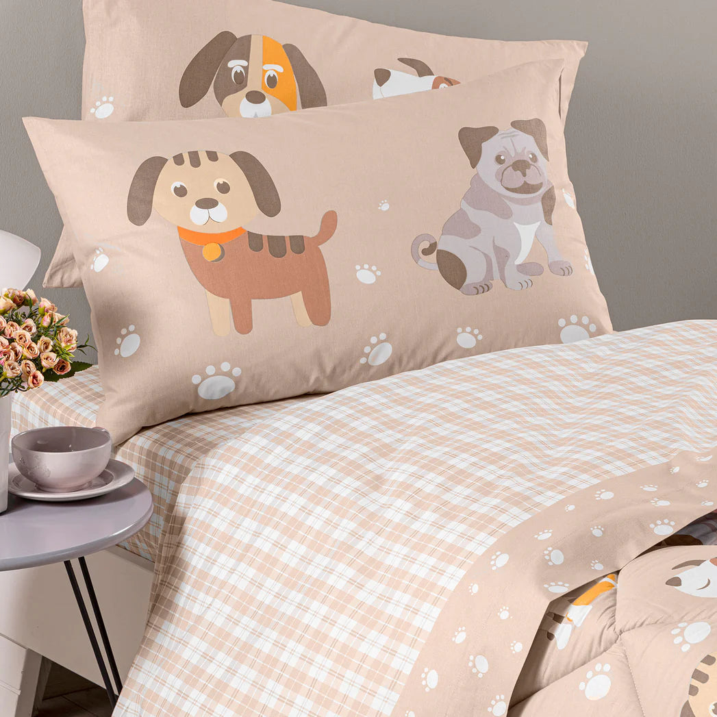 Completo Lenzuola in Cotone CALEFFI - Cuccioli