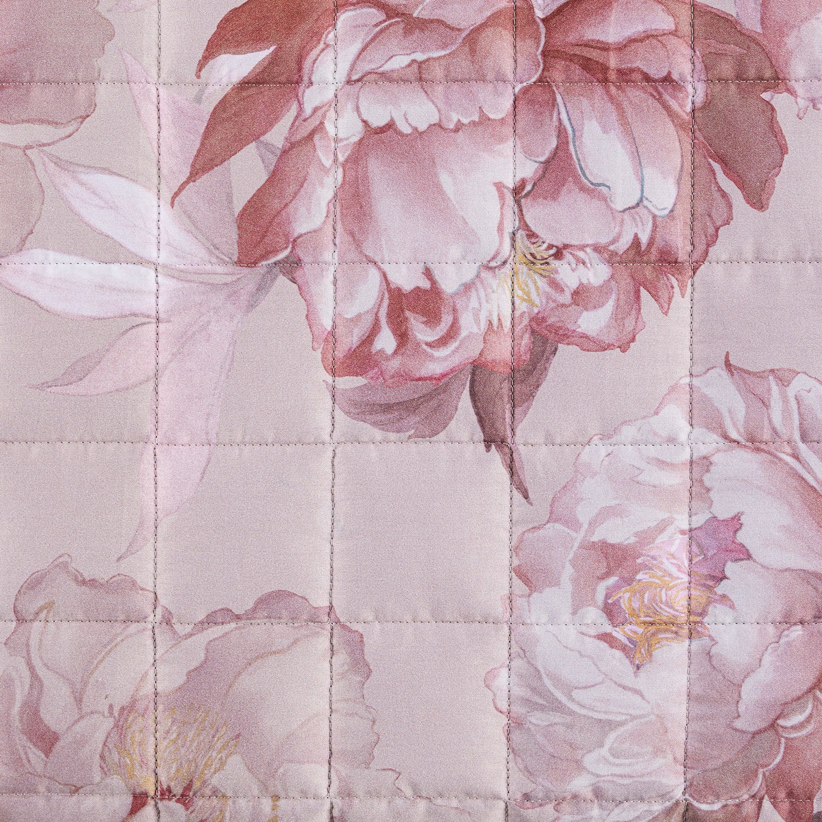 Copriletto Trapuntato matrimoniale in Raso CALEFFI Dreaming - Eloise Rosa