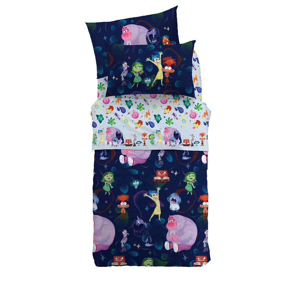 Completo Lenzuola in Cotone CALEFFI Kids - Inside Out 2