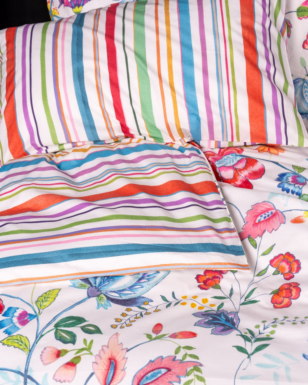 Completo Lenzuola in Percalle di Cotone TESSITURA TOSCANA - Agathe