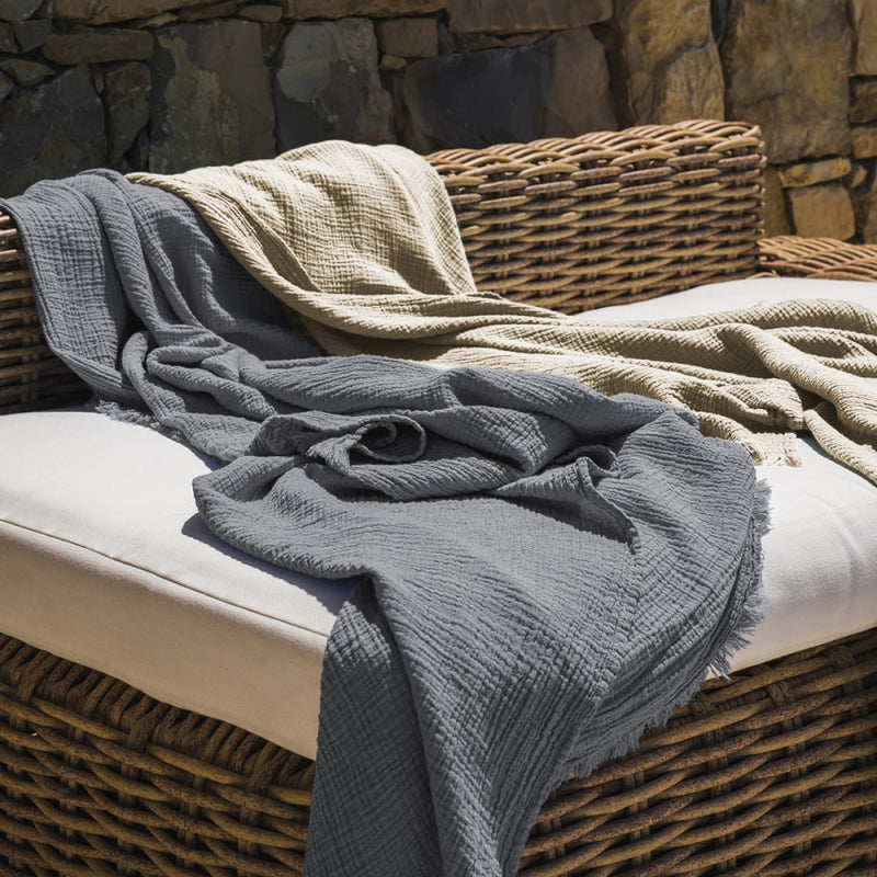 Plaid Estivo in Cotone FAZZINI - Criss Cross