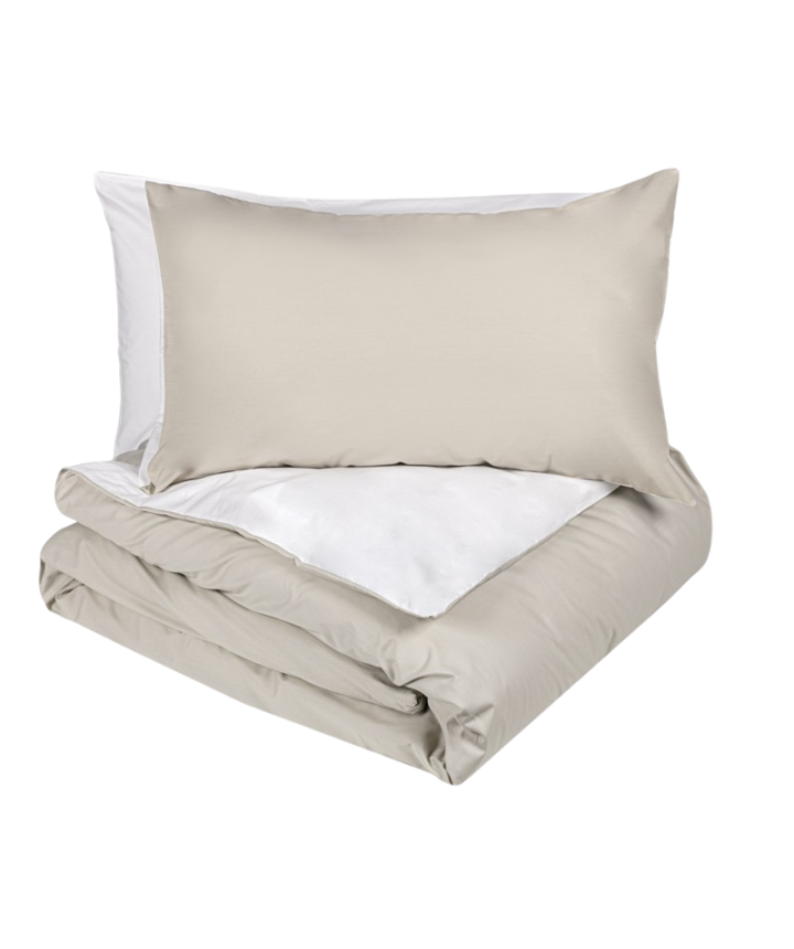 FAZZINI Percale Duvet Cover Set - Dialogue