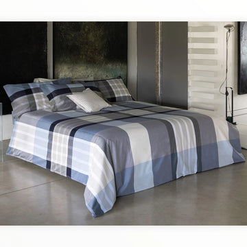 BOSSI Yarn Dyed Cotton Double Quilted Bedspread - Duncan