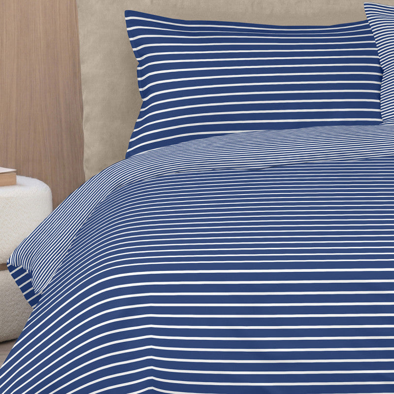 Completo Copripiumino matrimoniale FAZZINI Smarty - Easy Stripes