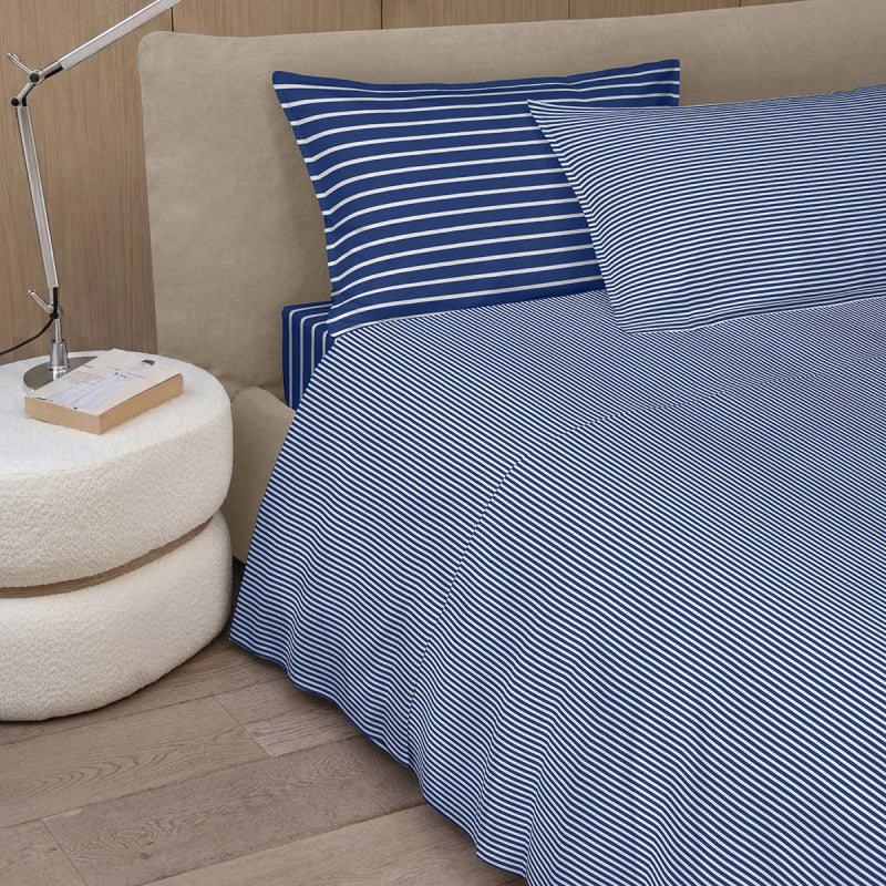 Completo Lenzuola in Percalle FAZZINI Smarty -  Easy Stripes