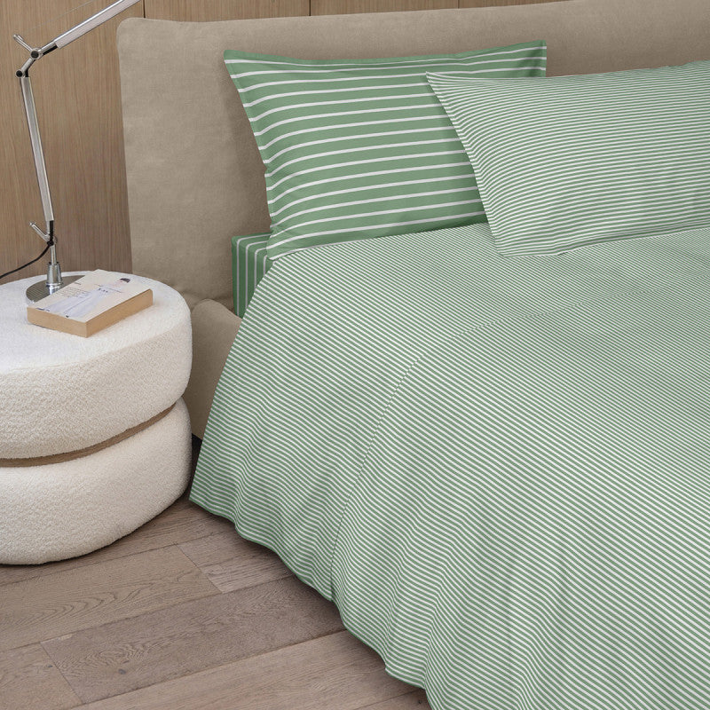 Completo Lenzuola in Percalle FAZZINI Smarty -  Easy Stripes