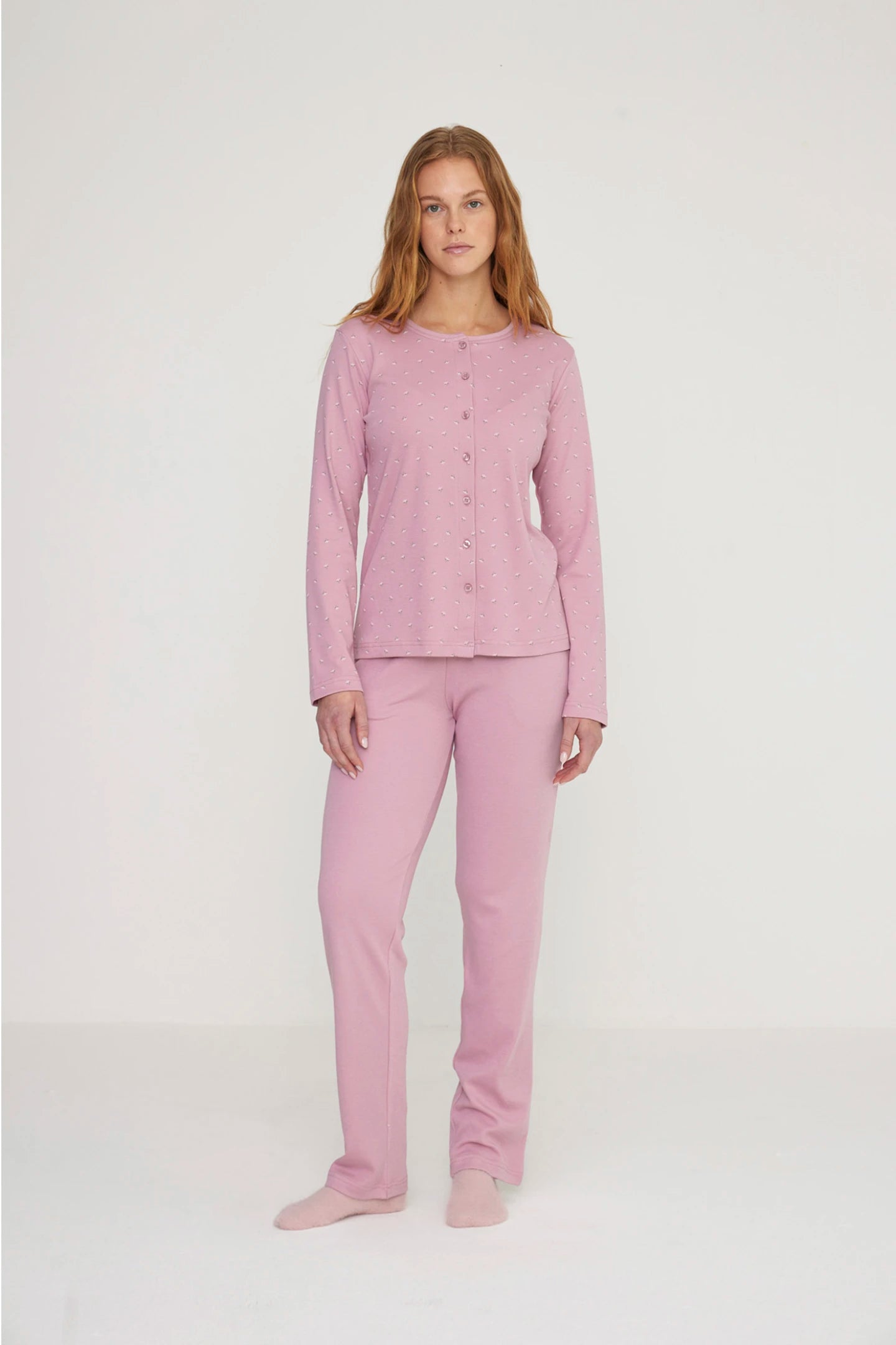 Pigiama Donna Caldo Cotone NOI DI NOTTE - Tuly