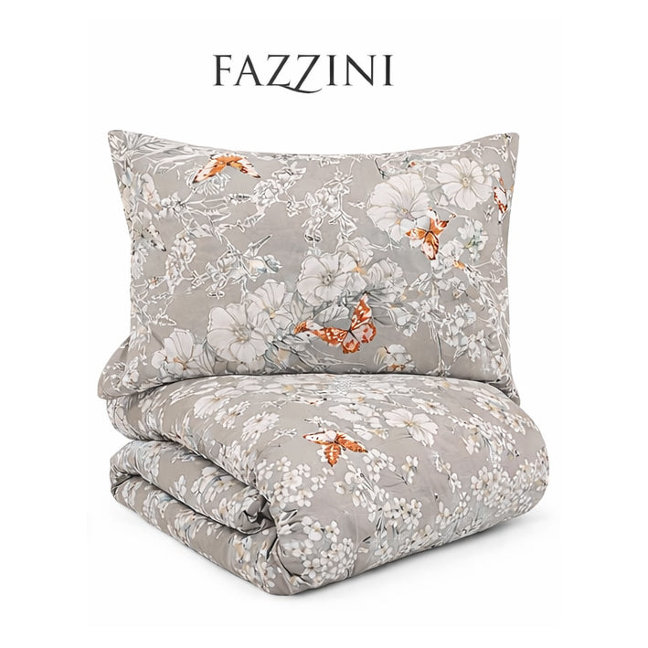 Parure Copripiumino in Cotone FAZZINI - Farfalle