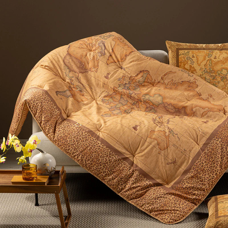 Plaid in Cotone Imbottito 1^ CLASSE ALVIERO MARTINI - Geo Leopard