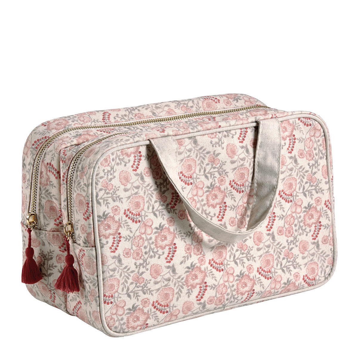 Beauty Case con doppia cerniera MATHILDE M.- Patio en fleurs