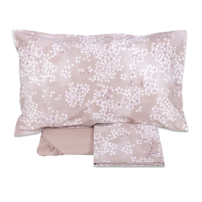 Completo Lenzuola Copriletto in Percalle FAZZINI - Kimono