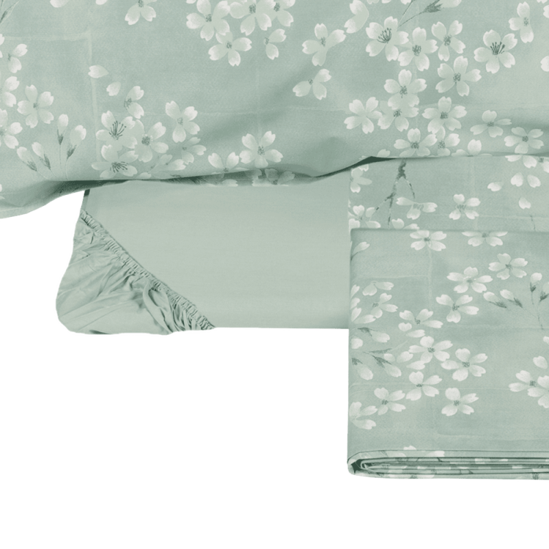 Completo Lenzuola Copriletto in Percalle FAZZINI - Kimono