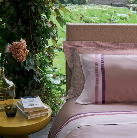 FAZZINI Satin Double Duvet Cover Set - Kubric 60