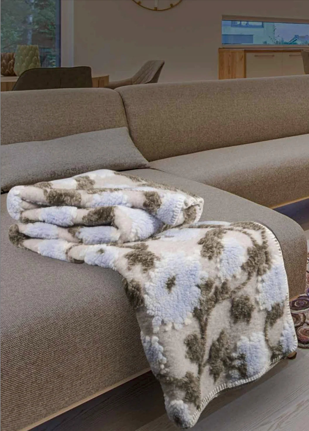 Coperta Matrimoniale in Lana Cotta LANA ITALIA - Fiordaliso