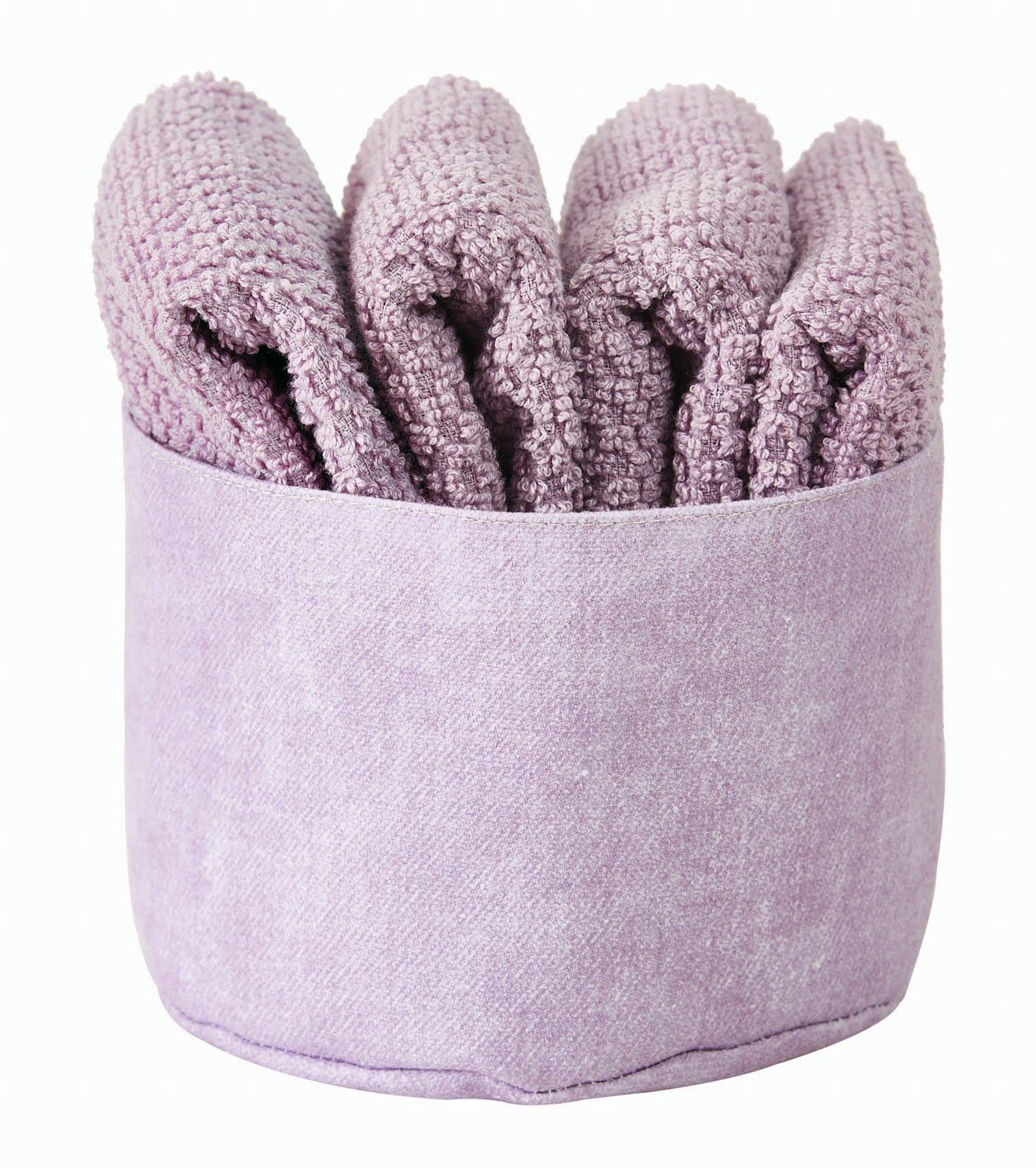 Cestino Joy Con 8 Lavette - 4 In Spugna E 4 In Tessuto Per Pulizie - Foto 3