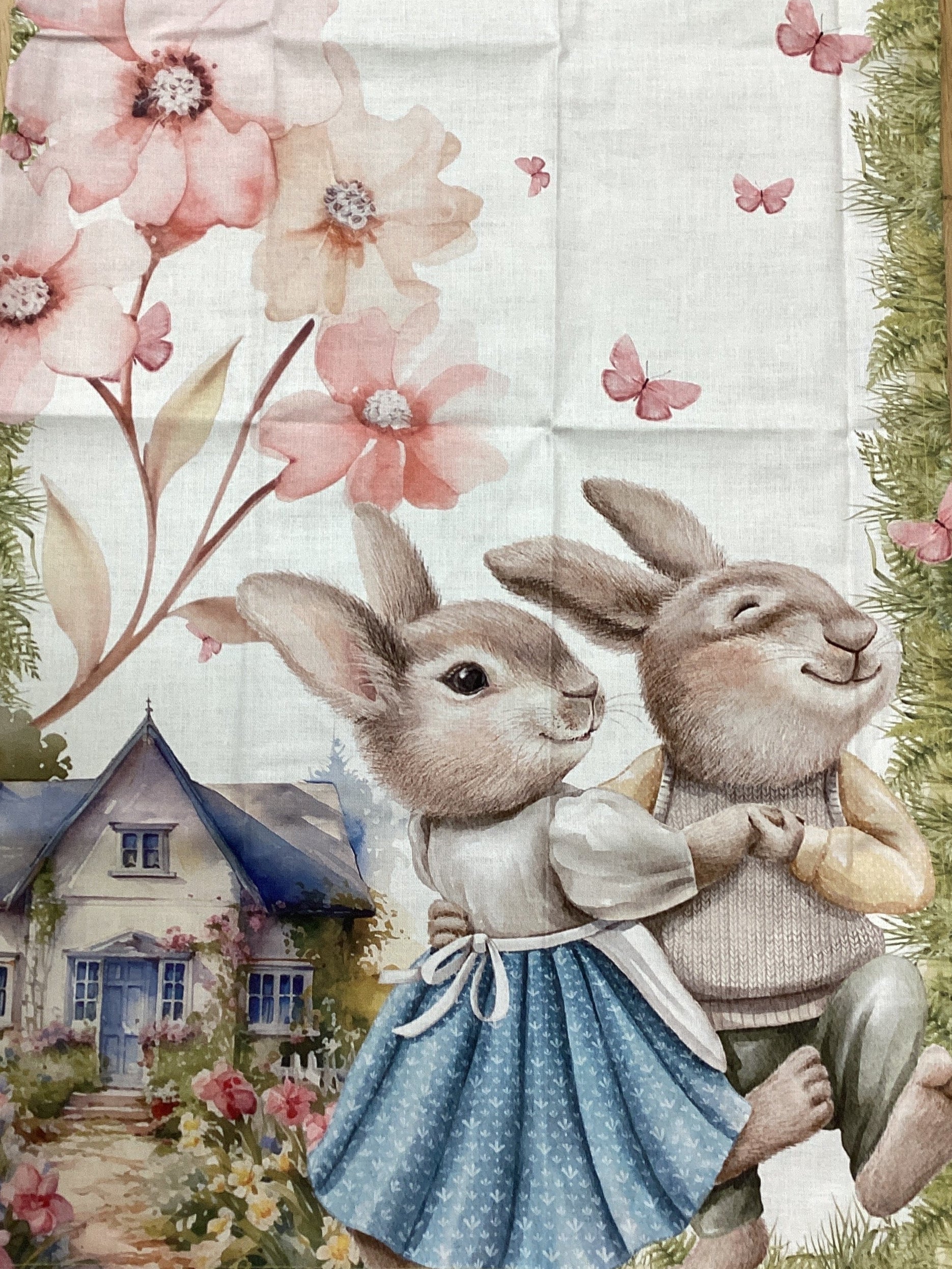 Strofinaccio in Cotone con Stampa Digitale Pasqua - Miller