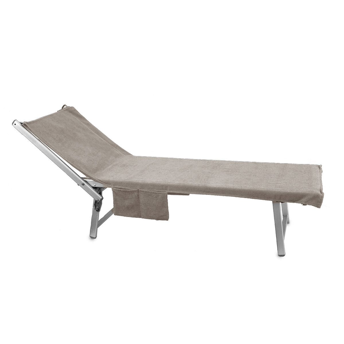 JOLIE Velor Terrycloth Bedspread with Corners and Pockets - Naxos