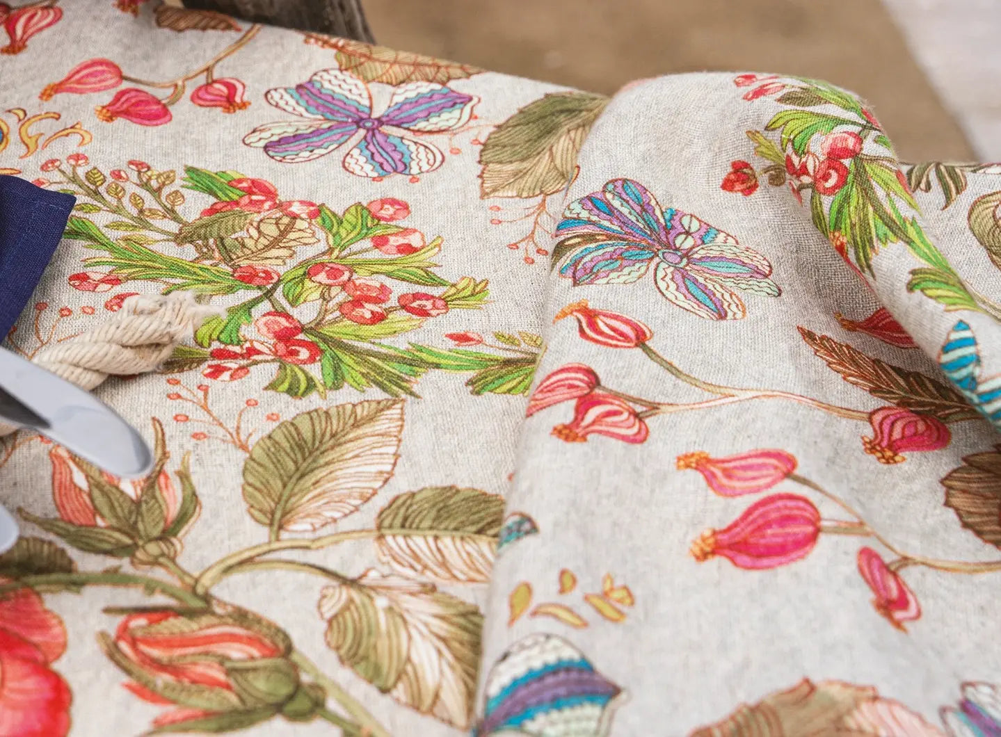 Pure Hemp Tablecloth TESSITURA TOSCANA TELERIE - Occitane
