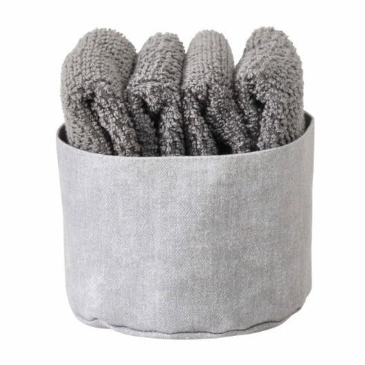 Cestino Joy Con 8 Lavette - 4 In Spugna E 4 In Tessuto Per Pulizie - Foto 6