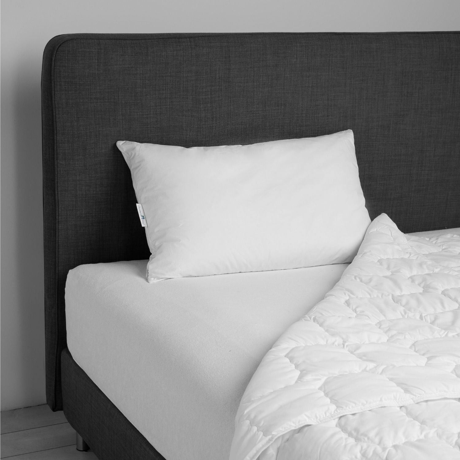 DAUNENSTEP Feather and Wool Pillow - Pearl Pine 