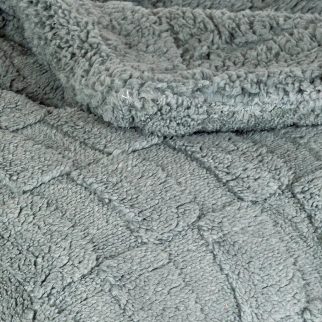 Fleece Throw with Sherpa - Ovindoli