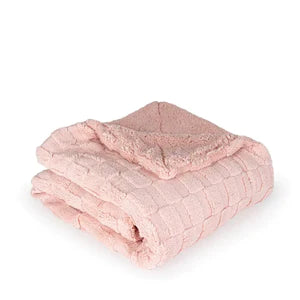 Fleece Throw with Sherpa - Ovindoli