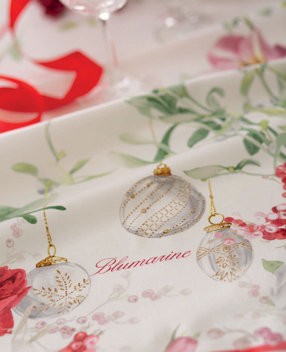 Runner in Cotone BLUMARINE - Jingle Bells