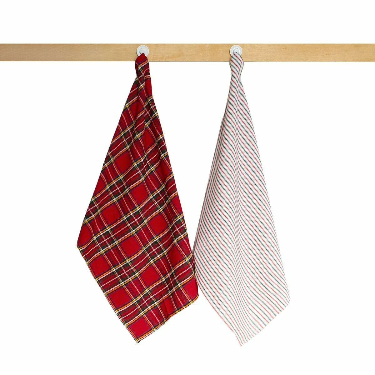 Set di 2 Strofinacci in Cotone Tinto in Filo - Windsor