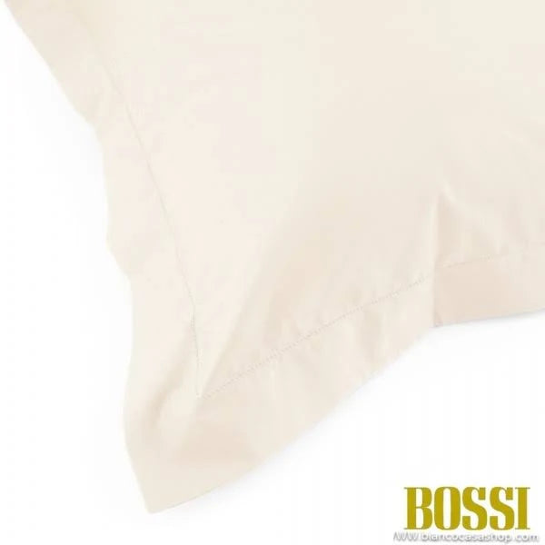 BOSSI Pair of Pillowcases with Three Shuttlecocks and Hemstitch - Bossicolor